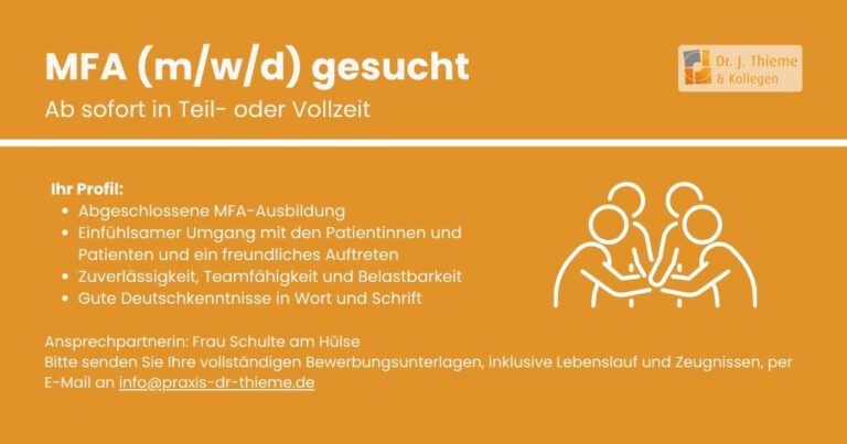 Werden Sie Teil des Teams! (m/w/d)
